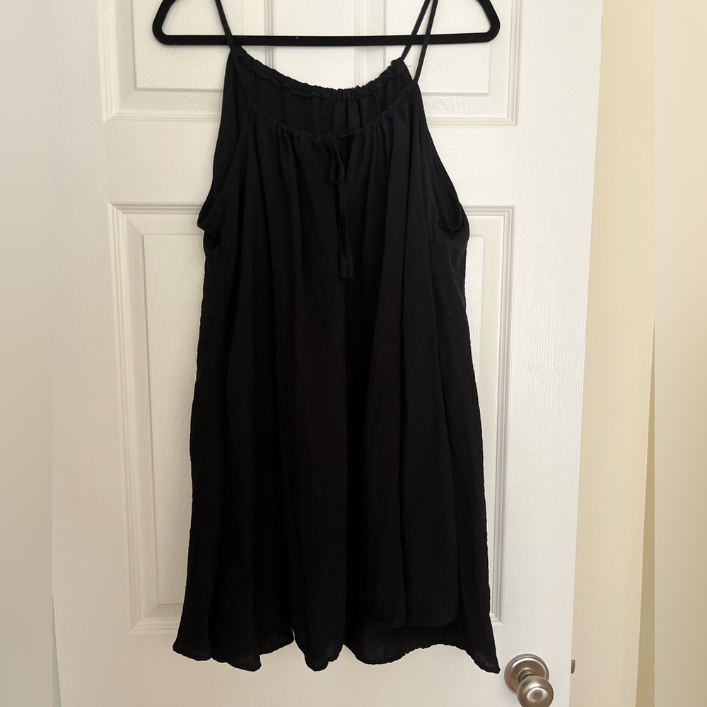 Black Sleeveless Dress - Picture 2 of 4